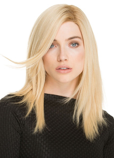 Longue ligne droite perruques côté séparation en couches synthétiques cheveux perruques féminines ab