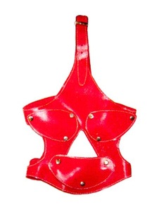 Cache-oeil sexy découpe de masque Patch mode rouge avec Stud