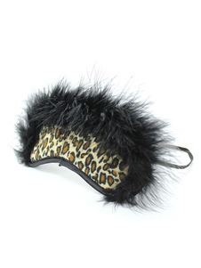 Fausse fourrure léopard Patch impression Cosplay Sexy bandeau
