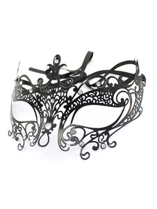 Cache-oeil noir découpé en alliage Patch Cosplay Sexy Toy