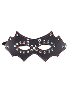 Fashion Patch Stud Sexy cuir bandeau sur le œil en noir