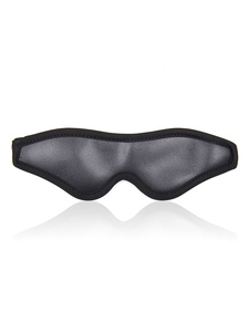 Noir Cosplay masque pour les yeux Sexy Toy PU bandeau masque féminin