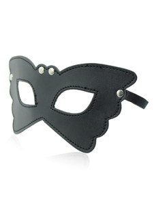 Accessoires de costumes Sexy de cuir noir Eye Patch Stud jouet Sexy Lovers'