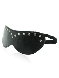 Costume sexy de bandeau sur le œil PU noir avec les yeux bandés sexe SM rôle Play masque pour les ye