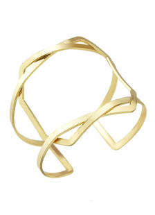 Découpe manchette or Bracelet féminin alliage bijoux