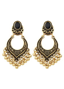 Boucles d’oreilles Chandelier or percé découpe Alloy boucle d’oreille