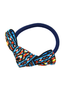 Cheveux bleus cravate s’incline oeuvre modèle cheveux accessoires