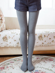 Noire d’hiver Leggings élastique à la taille haute Slim Fit coton Skinny legging