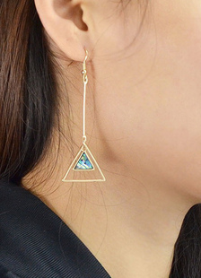 Alloy boucle d’oreille or Drop boucles d’oreilles féminines