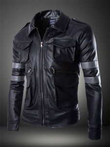 Veste homme bicolore avec poches col à revers