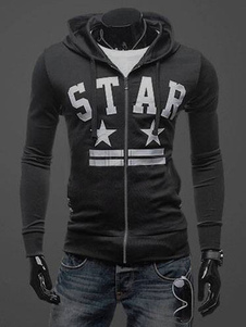 Sweat noir imprimé lettres