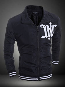 Blouson de qualité avec rayure imprimé fleuri