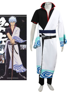 Toussaint Cosplay Costume comme Sakata Gintoki de Gintama