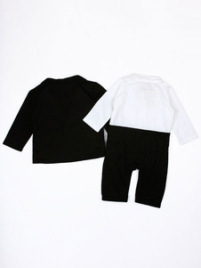 Costume de l'enfant de la mélange coton costume Polka Dot noeud papillon multicolore garçon