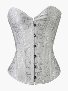 Corset sein couvrant en satin mat unicolore