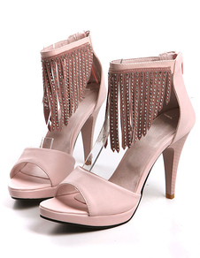 Frange sandales des femmes Chic Stiletto