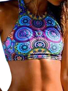 Deux pièces maillot de bain pour femmes avec Top recadrée