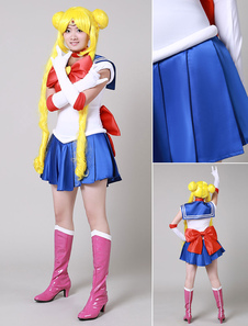 Costume de cosplay de Sailor Moon comme Tsukino Usagi