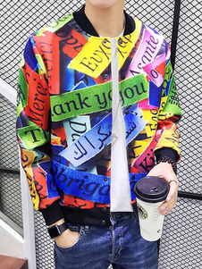 Blouson imprimé pour hommes Mini manteau Street Style