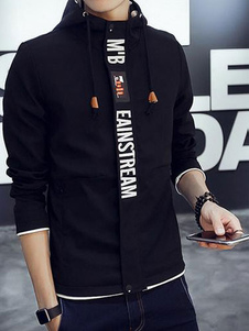 Veste à capuchon Slim Fit Casual hommes Outwear Jacket
