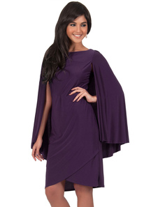 Midi noir robe sans manches faux deux pièces Style