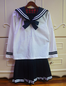 L'école cravate bicolore tissu Costume uniforme