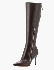 Bottes à talons aigus noir