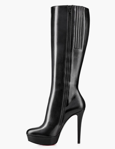 Bottes à talons aigus noir