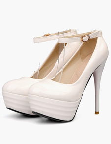 Escarpins à plateforme talons aigus ruban