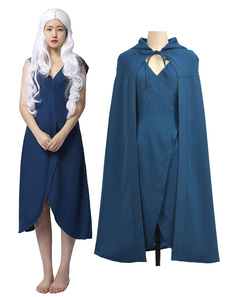 Le Trône de fer Daenerys synthétique Cosplay Costume