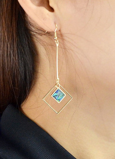 Drop boucles d’oreilles strass or boucle d’oreille des femmes