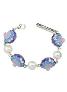 Silver Bracelets Charm Bracelet Perles métal détail féminin