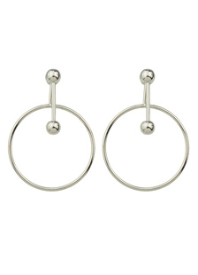 Boucle d’oreille boucle d’oreille argent Dangle alliage Stud Hoop