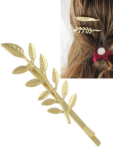 Épingle à cheveux métal or alliage Leaf Pattern accessoires pour cheveux