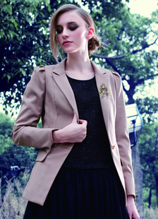 Broches branche broche perle alliage féminines en argent