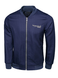 Veste Zip Casual hommes vers le haut à manches longues imprimé retour veste courte