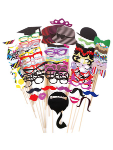 Photo Party les accessoires accessoires stand papier multicolore dans les 76 PC