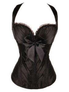 Corset sein couvrant en satin unicolore