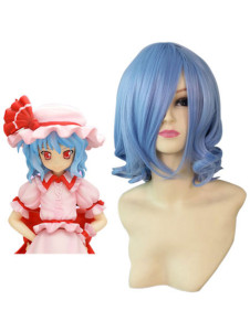 Toussaint Cosplay Perruque comme Remilia Scarlet de Touhou