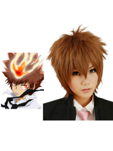 Perruque comme Sawada Tsunayoshi /Tsuna de Katekyo Hitman Reborn