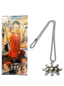 Toussaint Cosplay Collier pendentif manga alliage argenté One Piece