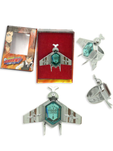 Ensemble anneau manga alliage bleu Katekyo Hitman Reborn Simon Family