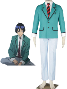 Toussaint Cosplay Costume uniforme scolaire de Bakuman Ecole en Nylon avec 5 Pièces