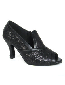 Chaussures de danse latine à peep toe avec paillette