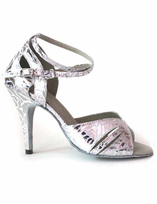 Sandales de danse latine à talons aigus sexy en PU