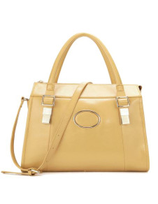 Elegant Satchel Shape Cowhide Woman's Tote Bag