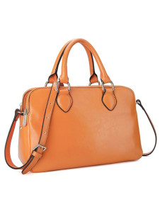 Concise Chic Horizontal Cowhide Woman's Tote Bag