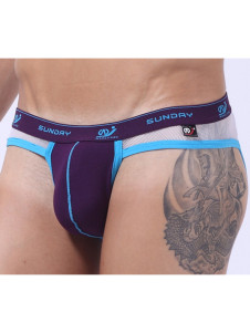 String homme color-block creusé