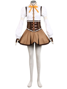 Mami Tomoe dans Puella Magi Madoka Magica costume de cosplay