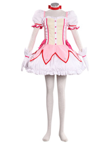 Toussaint Cosplay Costume Madoka Kaname caractère Puella Magi Madoka Magica
